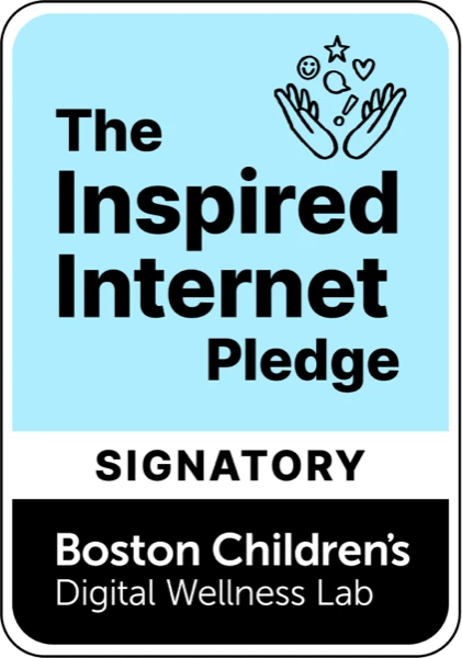 The Inspired Internet Pledge signatory badge